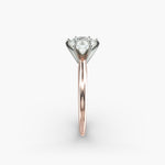 Load image into Gallery viewer, Six-Prong Round Lab-Grown Diamond Engagement Ring | IGI Certified | 0.50–5.00 Carat