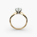 Load image into Gallery viewer, Six-Prong Round Lab-Grown Diamond Engagement Ring | IGI Certified | 0.50–5.00 Carat