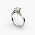 Load image into Gallery viewer, Heart Lab-Grown Diamond — Wide Band Statement Ring | IGI Certified | 10K/14K/18K Gold