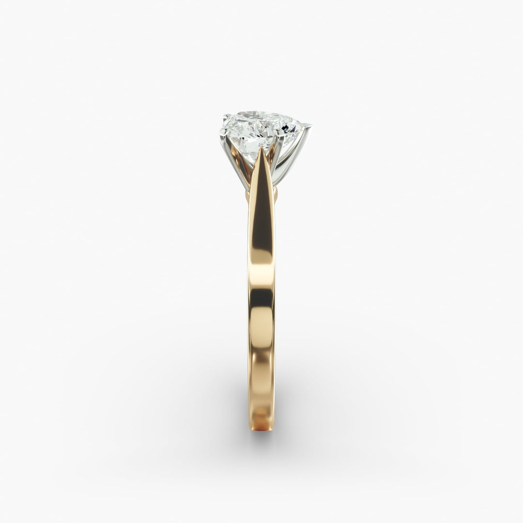 Heart Lab-Grown Diamond — Wide Band Statement Ring | IGI Certified | 10K/14K/18K Gold