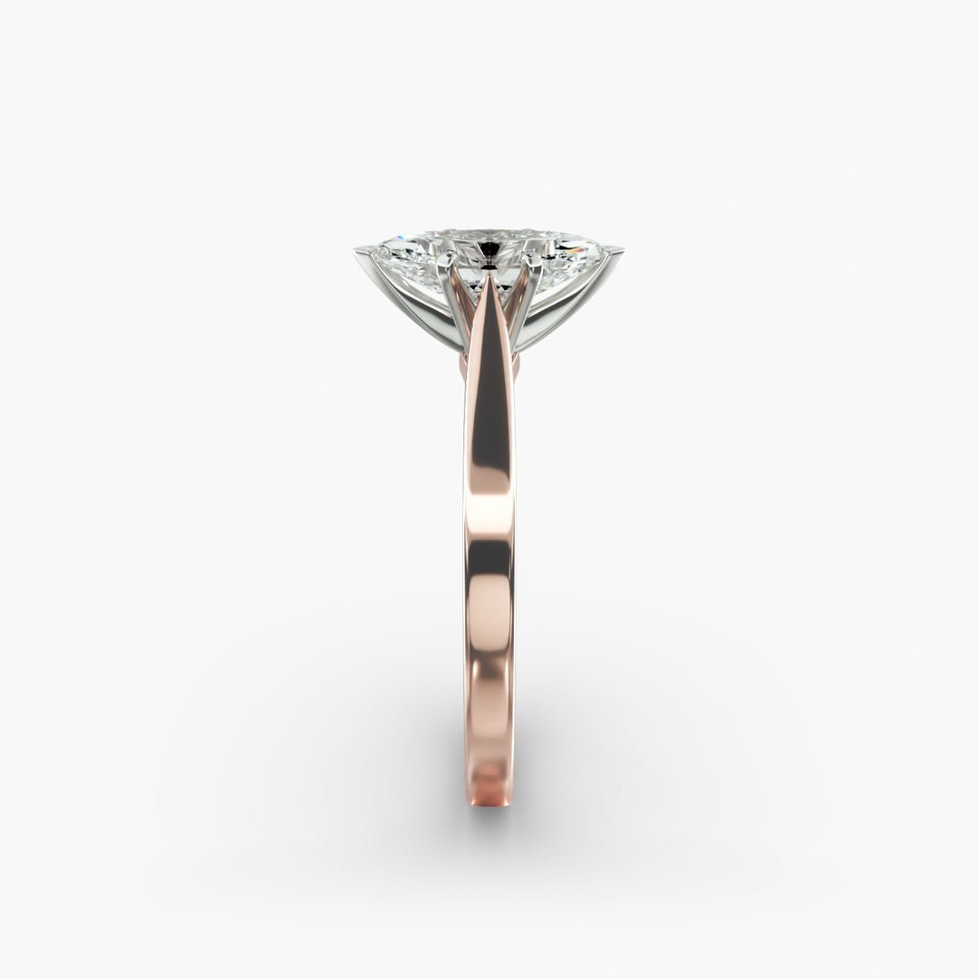 Marquise Cut Lab-Grown Diamond Ring | 0.50–5.00 Carat | IGI Certified | Yellow, White & Rose Gold