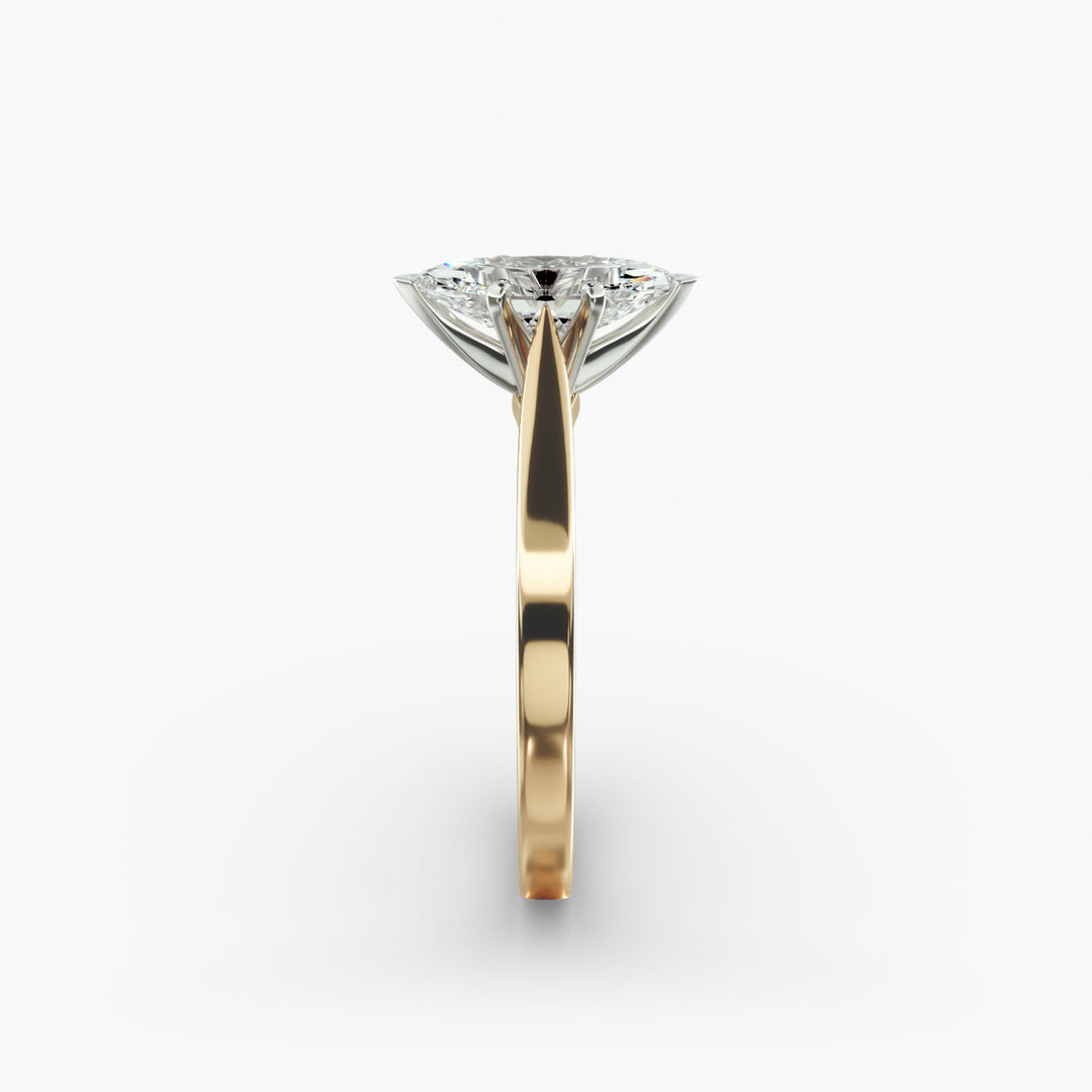 Marquise Cut Lab-Grown Diamond Ring | 0.50–5.00 Carat | IGI Certified | Yellow, White & Rose Gold