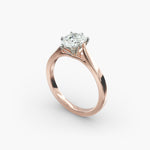 Load image into Gallery viewer, Pear Lab-Grown Diamond Solitaire Engagement Ring | 6-Prong | IGI Certified | 10K/14K/18K Gold