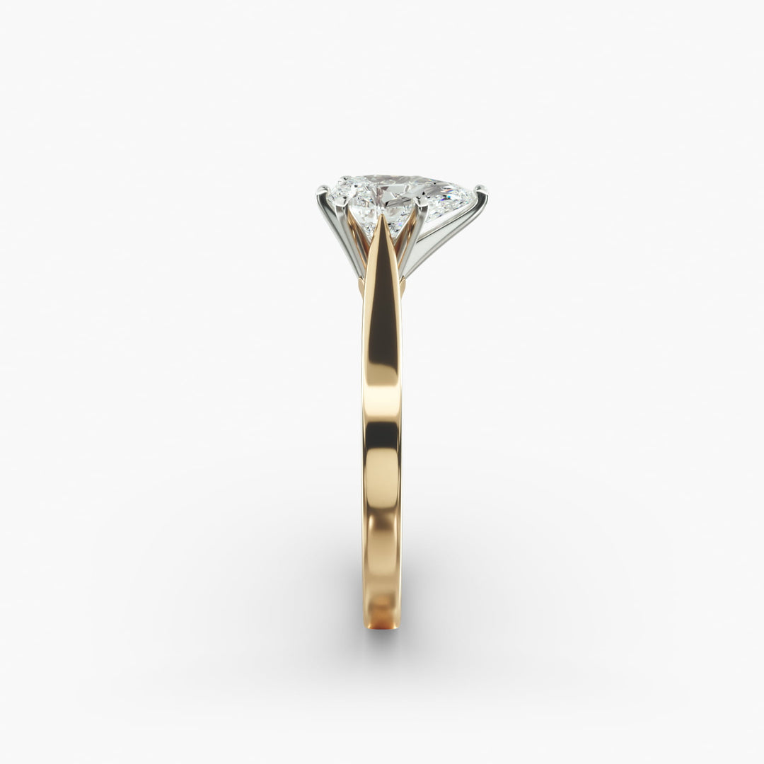 Pear Lab-Grown Diamond Solitaire Engagement Ring | 6-Prong | IGI Certified | 10K/14K/18K Gold