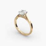 Load image into Gallery viewer, Pear Lab-Grown Diamond Solitaire Engagement Ring | 6-Prong | IGI Certified | 10K/14K/18K Gold