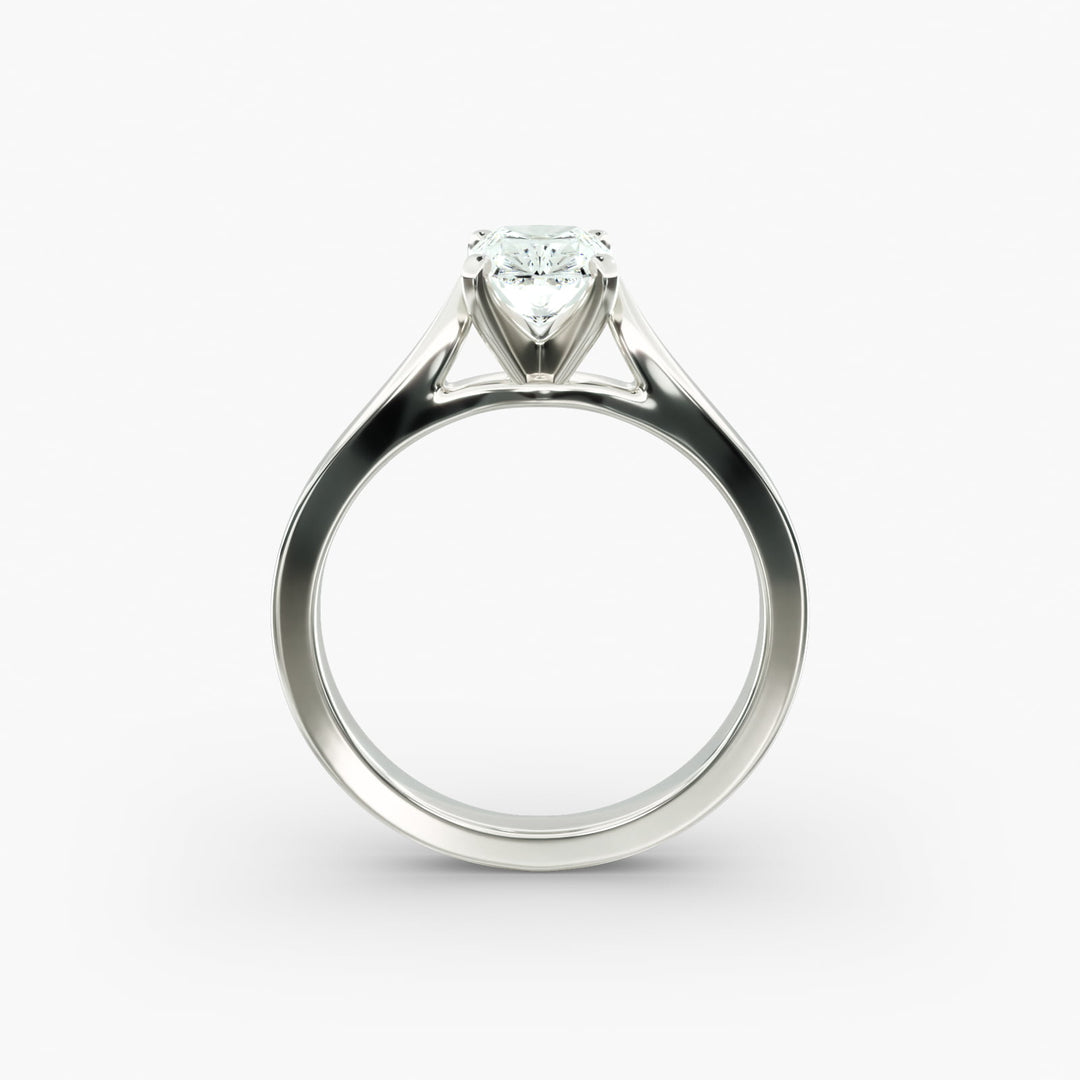 Radiant Cut Lab-Grown Diamond Solitaire Ring | 0.50–5.00 Carat | IGI Certified | Yellow, White, Rose Gold