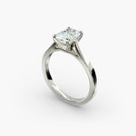 Load image into Gallery viewer, Radiant Cut Lab-Grown Diamond Solitaire Ring | 0.50–5.00 Carat | IGI Certified | Yellow, White, Rose Gold