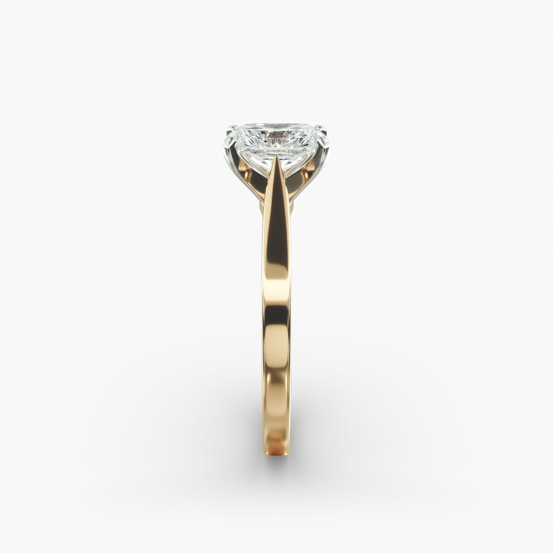 Radiant Cut Lab-Grown Diamond Solitaire Ring | 0.50–5.00 Carat | IGI Certified | Yellow, White, Rose Gold
