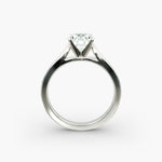 Load image into Gallery viewer, Round Brilliant Lab-Grown Diamond — Wide Band Statement Ring | IGI Certified | 10K/14K/18K Gold