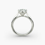 Load image into Gallery viewer, Cushion Lab-Grown Diamond Four-Prong Engagement Ring | Classic Solitaire | IGI Certified | 10K/14K/18K Gold