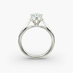 Load image into Gallery viewer, Emerald Lab-Grown Diamond 4-Prong Ring | Classic Band | IGI Certified | 10K/14K/18K Gold