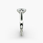 Load image into Gallery viewer, Emerald Lab-Grown Diamond 4-Prong Ring | Classic Band | IGI Certified | 10K/14K/18K Gold