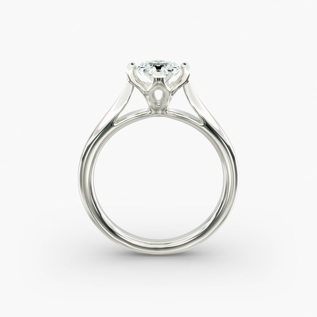 Pear Lab-Grown Diamond Four-Prong Engagement Ring | Classic Solitaire | IGI Certified | 10K/14K/18K Gold
