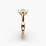 Load image into Gallery viewer, Princess Lab-Grown Diamond Four-Prong Engagement Ring | Classic Solitaire | IGI Certified | 10K/14K/18K Gold