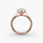 Load image into Gallery viewer, Round Lab-Grown Diamond Four-Prong Engagement Ring | Brilliant Solitaire | IGI Certified | 10K/14K/18K Gold