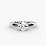Load image into Gallery viewer, Round Brilliant Lab-Grown Diamond Solitaire Ring – 4-Prong Classic | IGI Certified | 10K/14K/18K Gold