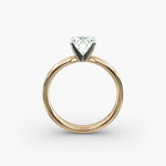 Load image into Gallery viewer, Round Brilliant Lab-Grown Diamond Solitaire Ring – 4-Prong Classic | IGI Certified | 10K/14K/18K Gold