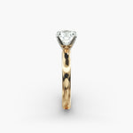 Load image into Gallery viewer, Round Brilliant Lab-Grown Diamond Solitaire Ring – 4-Prong Classic | IGI Certified | 10K/14K/18K Gold