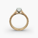 Load image into Gallery viewer, Emerald Lab-Grown Diamond Designer Ring – Artistic Band | IGI Certified | 10K/14K/18K Gold