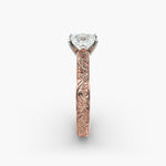 Load image into Gallery viewer, Princess Lab-Grown Diamond Designer Ring – Artistic Band | IGI Certified | 10K/14K/18K Gold