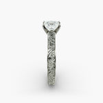 Load image into Gallery viewer, Princess Lab-Grown Diamond Designer Ring – Artistic Band | IGI Certified | 10K/14K/18K Gold