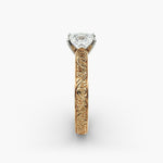 Load image into Gallery viewer, Princess Lab-Grown Diamond Designer Ring – Artistic Band | IGI Certified | 10K/14K/18K Gold