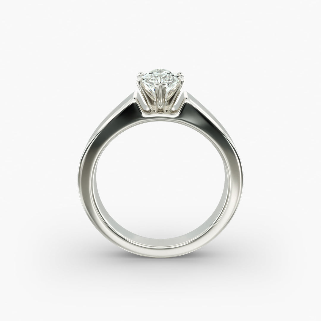 Marquise Lab-Grown Diamond Bold Classic Band Ring – Unique Elegance | IGI Certified | 10K/14K/18K Gold