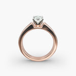 Load image into Gallery viewer, Oval Lab-Grown Diamond Bold Classic Band Ring – Timeless Designer Style | IGI Certified | 10K/14K/18K Gold