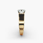 Load image into Gallery viewer, Oval Lab-Grown Diamond Bold Classic Band Ring – Timeless Designer Style | IGI Certified | 10K/14K/18K Gold