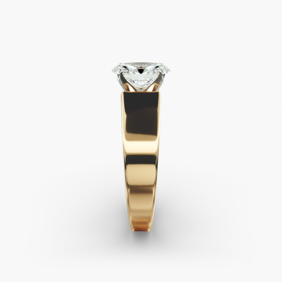 Oval Lab-Grown Diamond Bold Classic Band Ring – Timeless Designer Style | IGI Certified | 10K/14K/18K Gold
