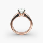 Load image into Gallery viewer, Princess Lab-Grown Diamond Bold Classic Band Ring – Modern Royal Style | IGI Certified | 10K/14K/18K Gold