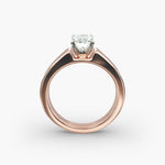 Load image into Gallery viewer, Radiant Cut Bold Band Lab-Grown Diamond Ring | 0.50–5.00 Carat | IGI Certified | Yellow, White, Rose Gold