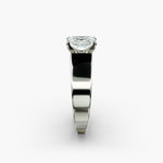 Load image into Gallery viewer, Radiant Cut Bold Band Lab-Grown Diamond Ring | 0.50–5.00 Carat | IGI Certified | Yellow, White, Rose Gold