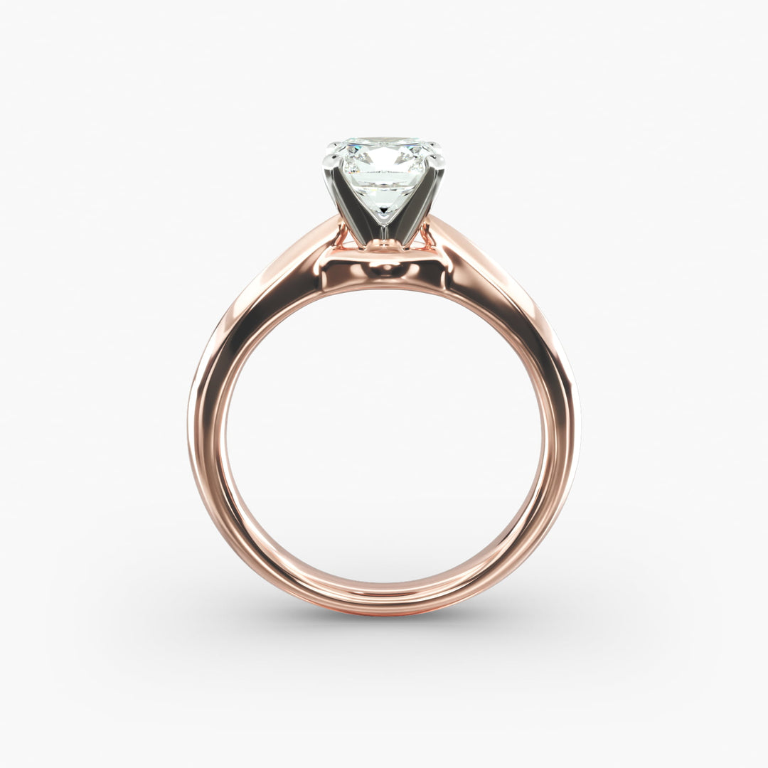 Cushion-Cut Lab-Grown Diamond Ring with Four-Prong Setting | IGI Certified | 10K, 14K & 18K Gold