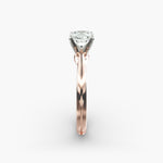 Load image into Gallery viewer, Cushion-Cut Lab-Grown Diamond Ring with Four-Prong Setting | IGI Certified | 10K, 14K & 18K Gold