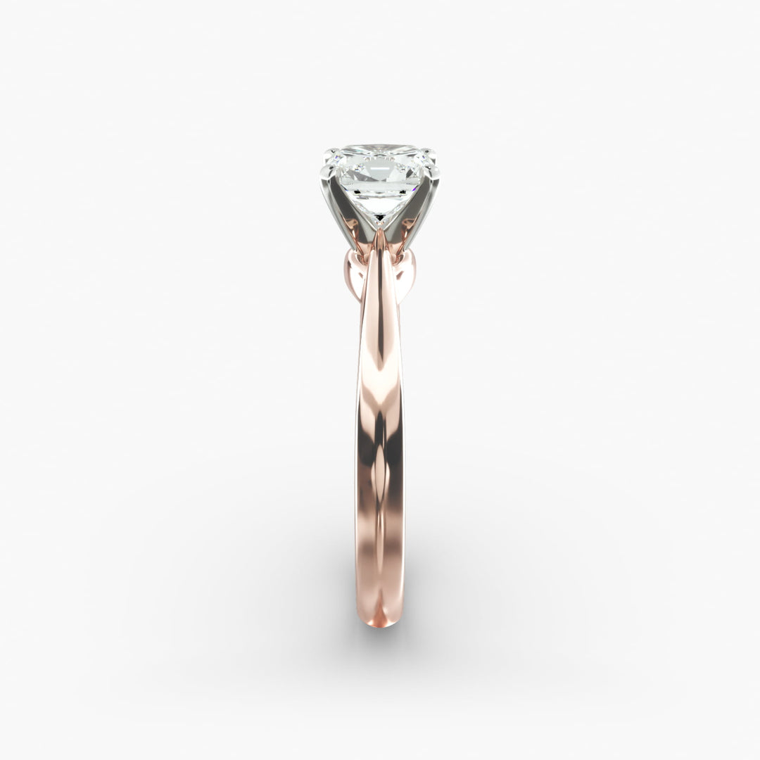 Cushion-Cut Lab-Grown Diamond Ring with Four-Prong Setting | IGI Certified | 10K, 14K & 18K Gold
