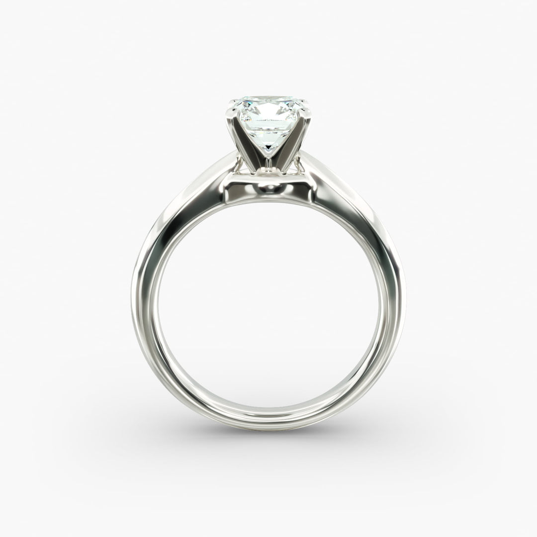 Cushion-Cut Lab-Grown Diamond Ring with Four-Prong Setting | IGI Certified | 10K, 14K & 18K Gold