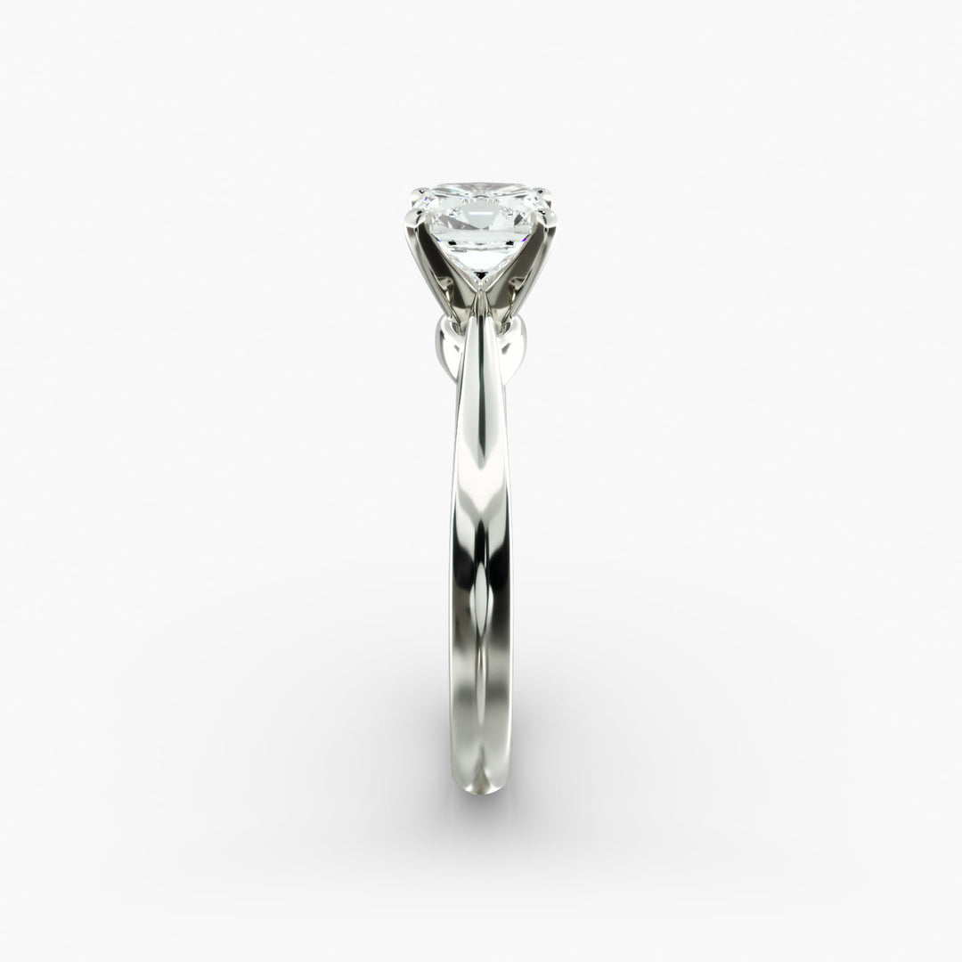 Cushion-Cut Lab-Grown Diamond Ring with Four-Prong Setting | IGI Certified | 10K, 14K & 18K Gold