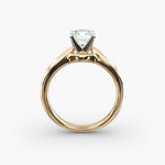 Load image into Gallery viewer, Cushion-Cut Lab-Grown Diamond Ring with Four-Prong Setting | IGI Certified | 10K, 14K & 18K Gold