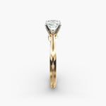 Load image into Gallery viewer, Cushion-Cut Lab-Grown Diamond Ring with Four-Prong Setting | IGI Certified | 10K, 14K & 18K Gold