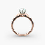 Load image into Gallery viewer, Heart Lab-Grown Diamond Five-Prong Engagement Ring | Elegant Solitaire | IGI Certified | 10K/14K/18K Gold