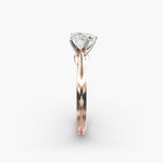 Load image into Gallery viewer, Heart Lab-Grown Diamond Five-Prong Engagement Ring | Elegant Solitaire | IGI Certified | 10K/14K/18K Gold