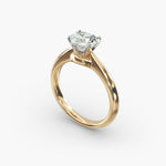 Load image into Gallery viewer, Heart Lab-Grown Diamond Five-Prong Engagement Ring | Elegant Solitaire | IGI Certified | 10K/14K/18K Gold