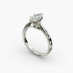 Load image into Gallery viewer, Marquise Lab-Grown Diamond Six-Prong Engagement Ring | Classic Solitaire | IGI Certified | 10K/14K/18K Gold