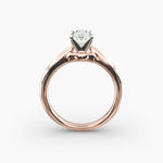 Load image into Gallery viewer, Oval Lab-Grown Diamond Four-Prong Engagement Ring | Classic Solitaire | IGI Certified | 10K/14K/18K Gold