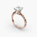 Load image into Gallery viewer, Princess-Cut Lab-Grown Diamond Engagement Ring | Classic Four-Prong Solitaire | IGI Certified | 10K/14K/18K Gold