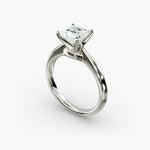 Load image into Gallery viewer, Princess-Cut Lab-Grown Diamond Engagement Ring | Classic Four-Prong Solitaire | IGI Certified | 10K/14K/18K Gold