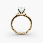 Load image into Gallery viewer, Princess-Cut Lab-Grown Diamond Engagement Ring | Classic Four-Prong Solitaire | IGI Certified | 10K/14K/18K Gold