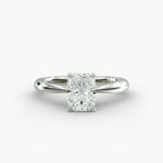 Load image into Gallery viewer, Classic Four-Prong Radiant Lab-Grown Diamond Engagement Ring | IGI Certified | 0.50–5.00 Ct | 10K/14K/18K Gold