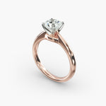 Load image into Gallery viewer, Classic Four-Prong Round Lab-Grown Diamond Ring | IGI Certified | 0.50–5.00 Ct | 10K/14K/18K Gold